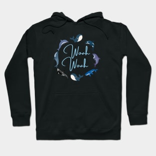 Woah Woah Whale Version Hoodie